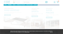 Desktop Screenshot of cristalamedida.com